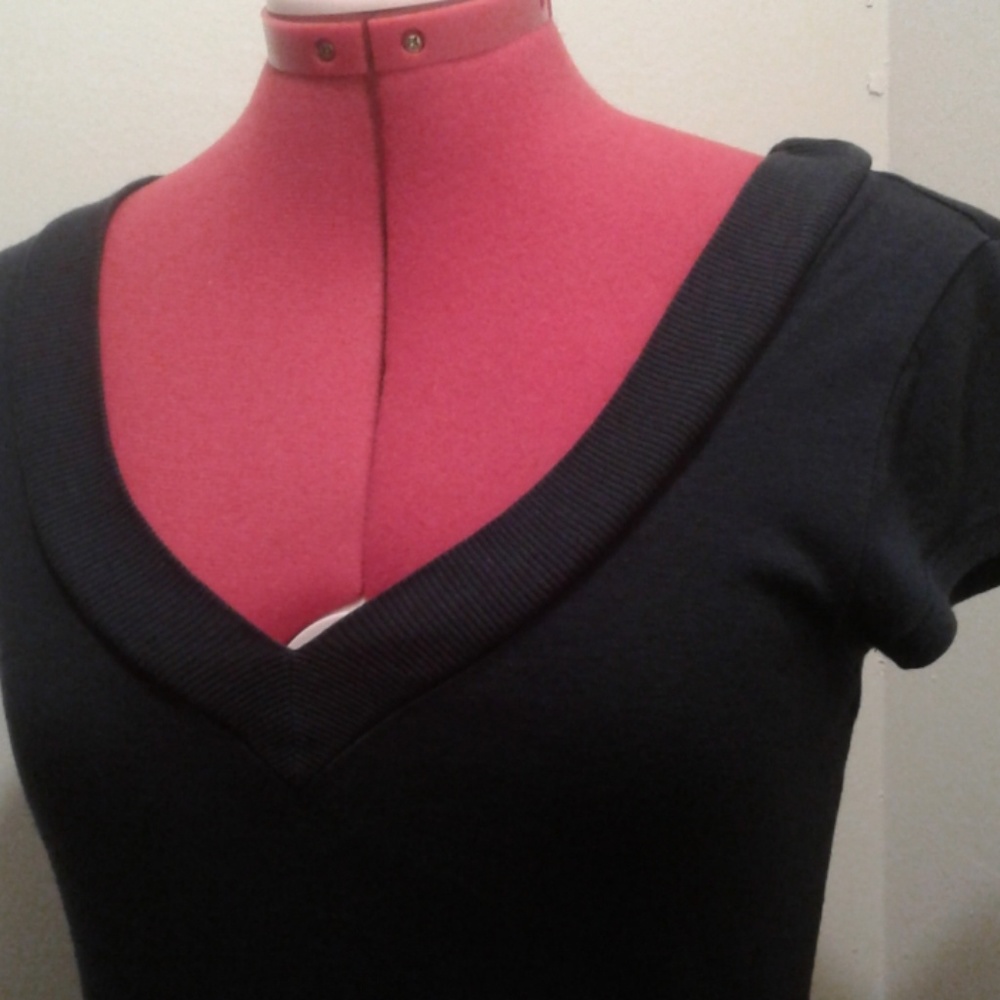 Express Basic Navy Tee